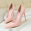Women's Pointed Toe High Heels Show Thin Increase Pure Colour Simple Best-Selling Ladies High Heels Fine with Women's Shoes