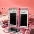 0.03 c 9 mm Wholesale Individual Eyelash Extensions Korean Cashmere Lashes with CC/DD Curl Matte Style in Box Packaging