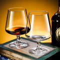 Modern Transparent Red Wine Glass Big Belly Whisky Glass with Shorty Foot Unique Shot Glass for Hotels and Bars