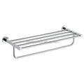 Modern 304 Stainless Steel Wall Mounted Bathroom Towel Bar with Shelf Towel Rack for Hotel Project