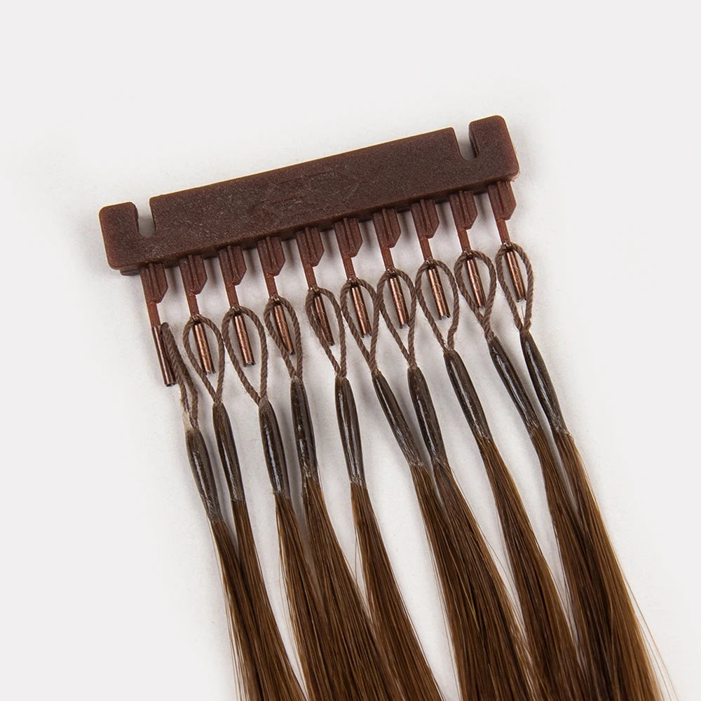 Hot Selling 6D Hair Extensions Cuticle Aligned Double Drawn Russian Virgin Human Hair 6D Hair Extensions by Vendor