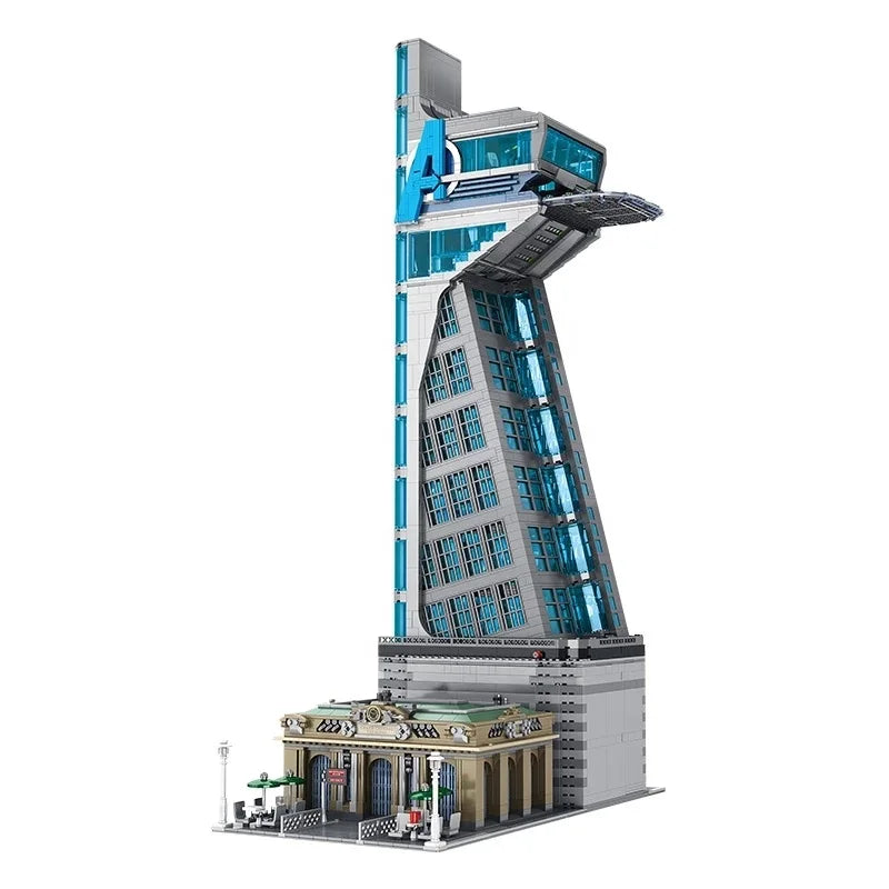 Panlos 55120 5883pcs MOC City Super 10th Floor Tower Model Small Bricks Bricks for Children Gift Toys Building Blocks Sets