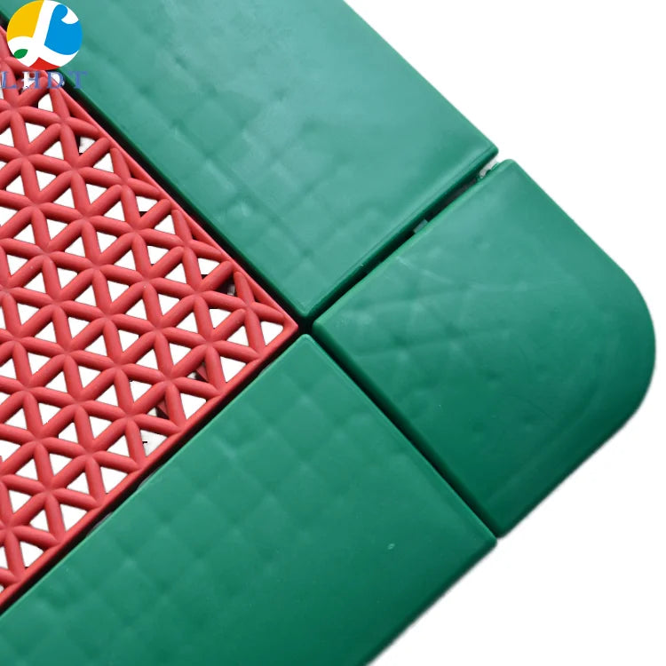 Portable Indoor Sport Decking Tiles Interlocking PP Plastic Polypropylene Basketball Playground Tiles for Outdoor Sports