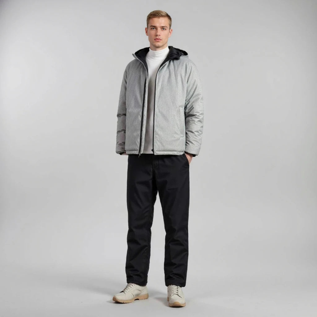 Designer Coats for Men Custom Soft Waterproof Outdoor Puffer Jacket Plus Size Bubble Stand Wholesale Fashion Black Winter