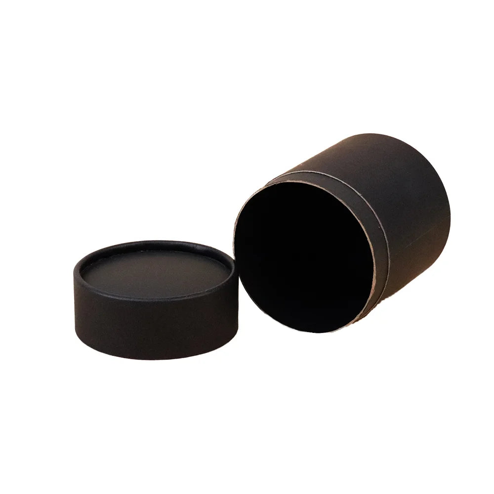 Printed Biodegradable Kraft Cardboard Perfume Bottle Cylinder Packaging Box Skincare Essential Oil Paper Tube for Cosmetic
