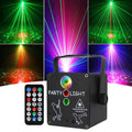 Hot Sale Mini 3 Hole Laser Projection Disco Lights DJ Lazer Beam Party Decoration Star Stage Lighting for Party Holiday Bedroom