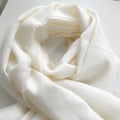 IN STOCK Pure 100% 100S Wool Warm Wool Scarf Super Soft Silk Scarves Hot Sale
