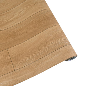 ORON 3D Waterproof PVC Vinyl Self Adhesive Wood Floor Sticker Textured Wallpaper Luxury Vinyl for Kitchen Floor