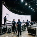 RAYBO P1.9 P2.6 P3.9 Indoor/Outdoor LED Video Wall System Curve Stage Background Screen for Shopping Mall Exhibition Rental