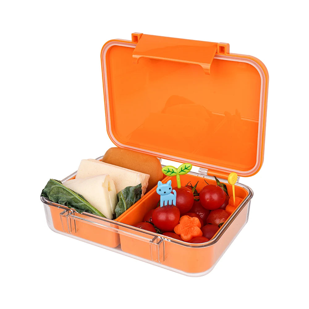 Different Compartment Bento Lunch Box for Kids Storage Boxes Custom logo Tritan Lunch Box for School
