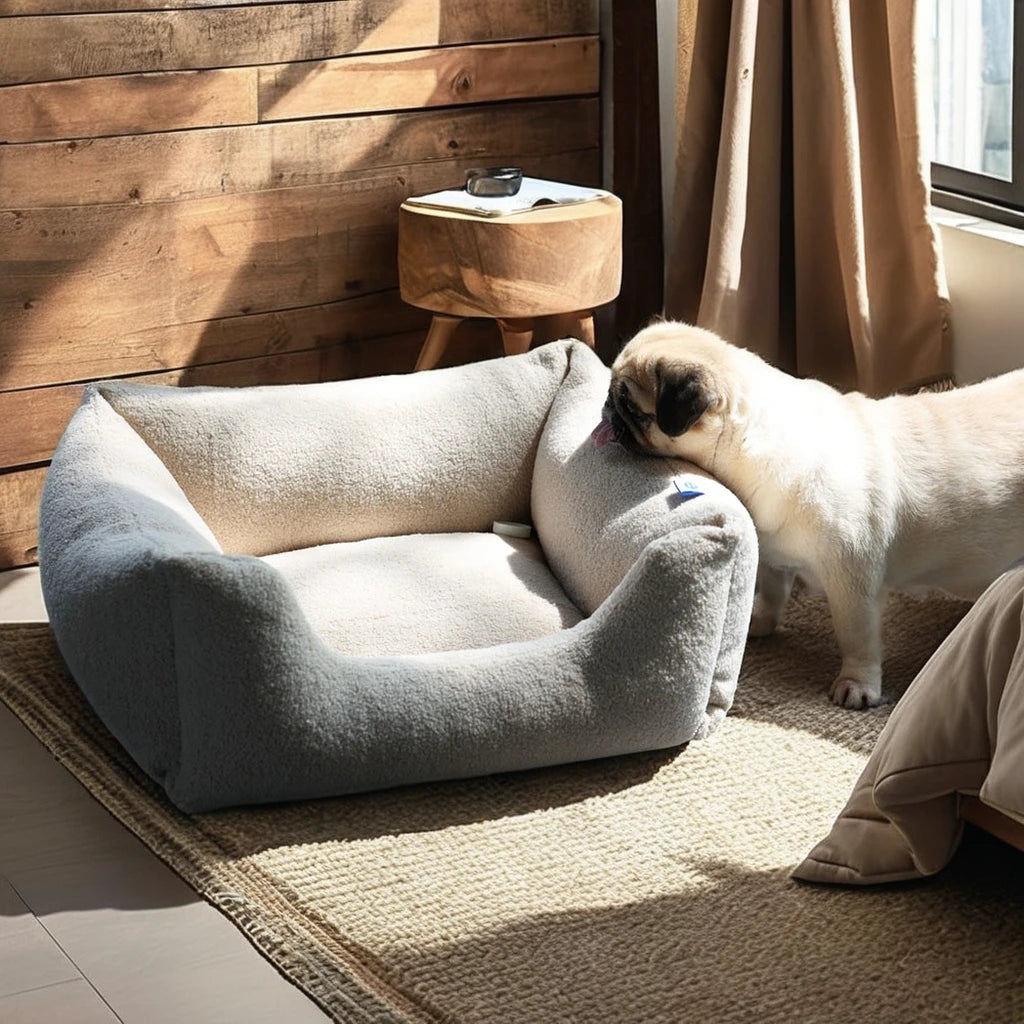 Best Selling Small Dog Bed Warm Cozy Eco-friendly Pet House Mat Four Seasons Four Seasons Availability Solid Animal Foam Kennel