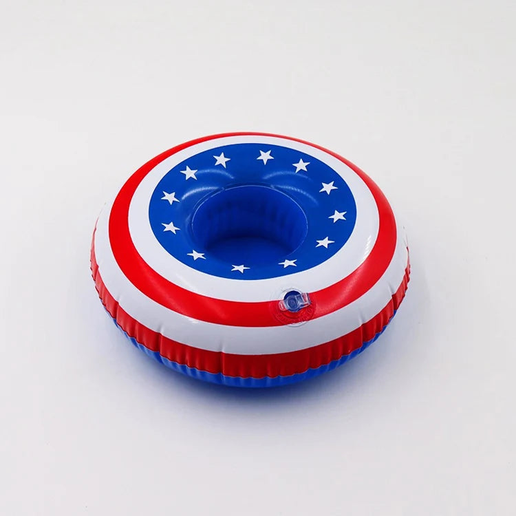 The American Flag Drink Holder American Design Inflatable Cup Holder