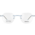 Bellestron T070W Japanese Brand Retro Pure Titanium High-end Rimless Round Optical Eyeglasses Light Weight Unisex