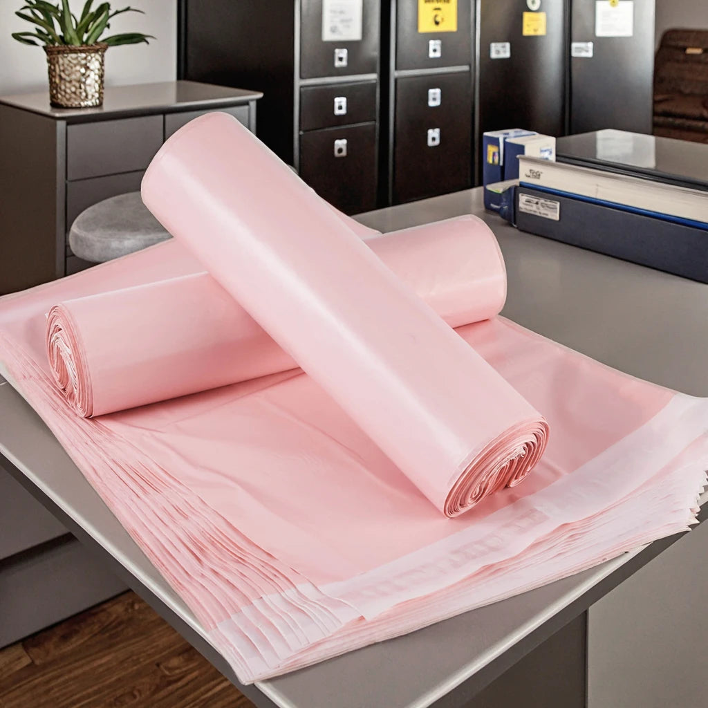 45*60cm/17.7*23.6 Inch Poly Mailer Bags Plastic Shipping Mailing Bag Envelopes Poly Mailer pink Courier Bag With Your Own Logo