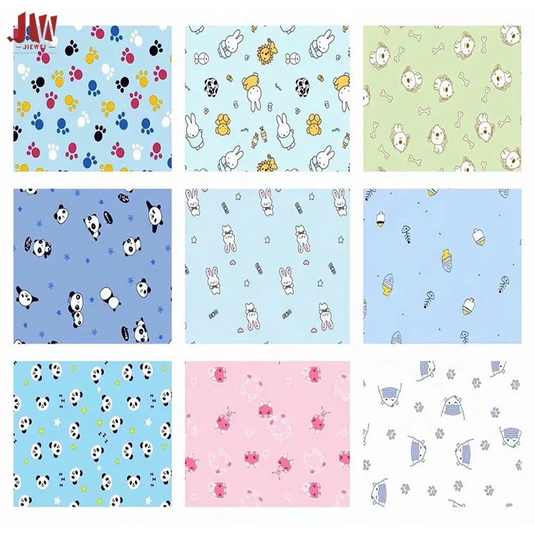 New Design Floral Printed Spunbonded Non Woven Fabric Tablecloth