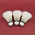 Factory Supply 3-in-1 Professional Air Badminton Shuttlecock Chinese Duck Goose Feather for Training Wholesale