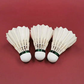 Factory Supply 3-in-1 Professional Air Badminton Shuttlecock Chinese Duck Goose Feather for Training Wholesale