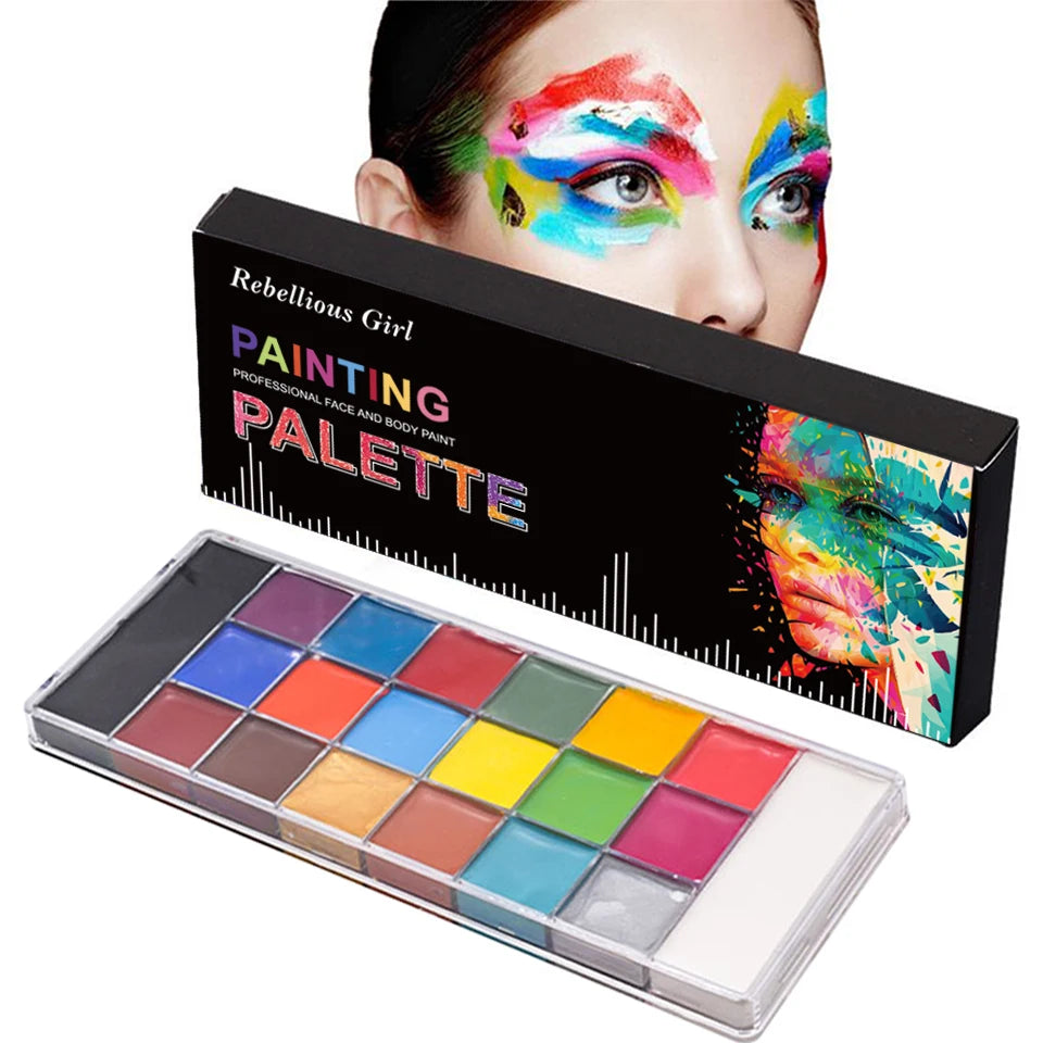 Wholesale 20 Color Face Painting Art Oil Palette Body Face Painting Supplies