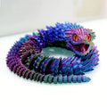 Hot Sale High Quality 3D Printed Cobra Snake Toy New Articulated Realistic Snake Simulated Eyes for Machining Services Wholesale