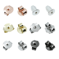 Hypoallergenic Butterfly Design 925 Silver Plated Gold Plated Connectors Earring Back Stopper for Jewelry Making