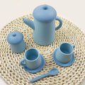 Kitchen Toys Set Stacking Toy Silicone Toddler Educational Stack Toys Colorful Teapot Play Set Unisex