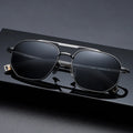 High-End Premium Uv400 Aviation Sun Glasses Vintage Fashion Luxury Pilot Metal Men Sport Polarized Titanium Sunglasses