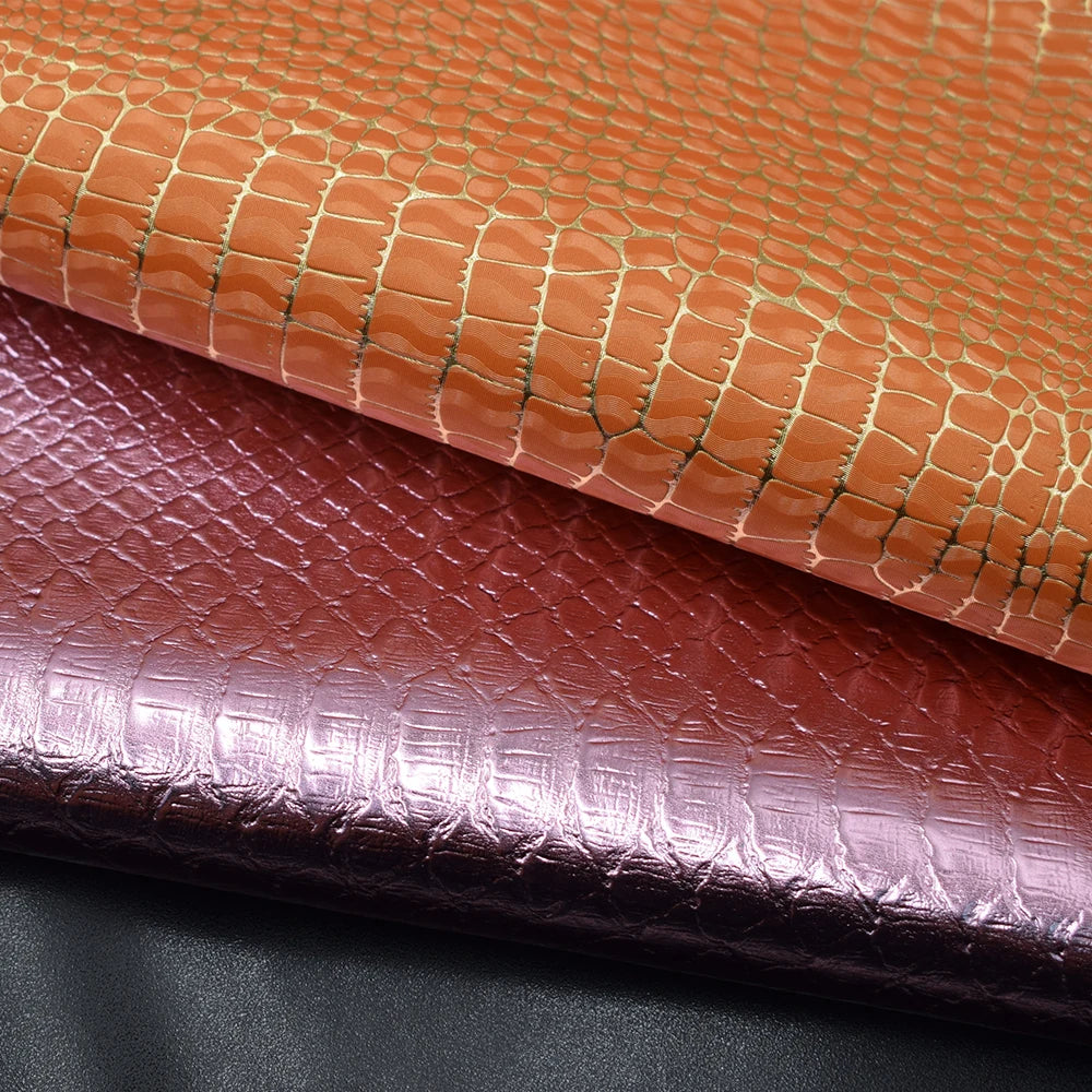 Pu Leather Fabric Embossed Leather Leatherette Skin for Bag