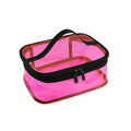 Waterproof Transparent Bath PVC Cosmetic Bag Fashion Portable Travel Make up Case Bag for Ladies OEM
