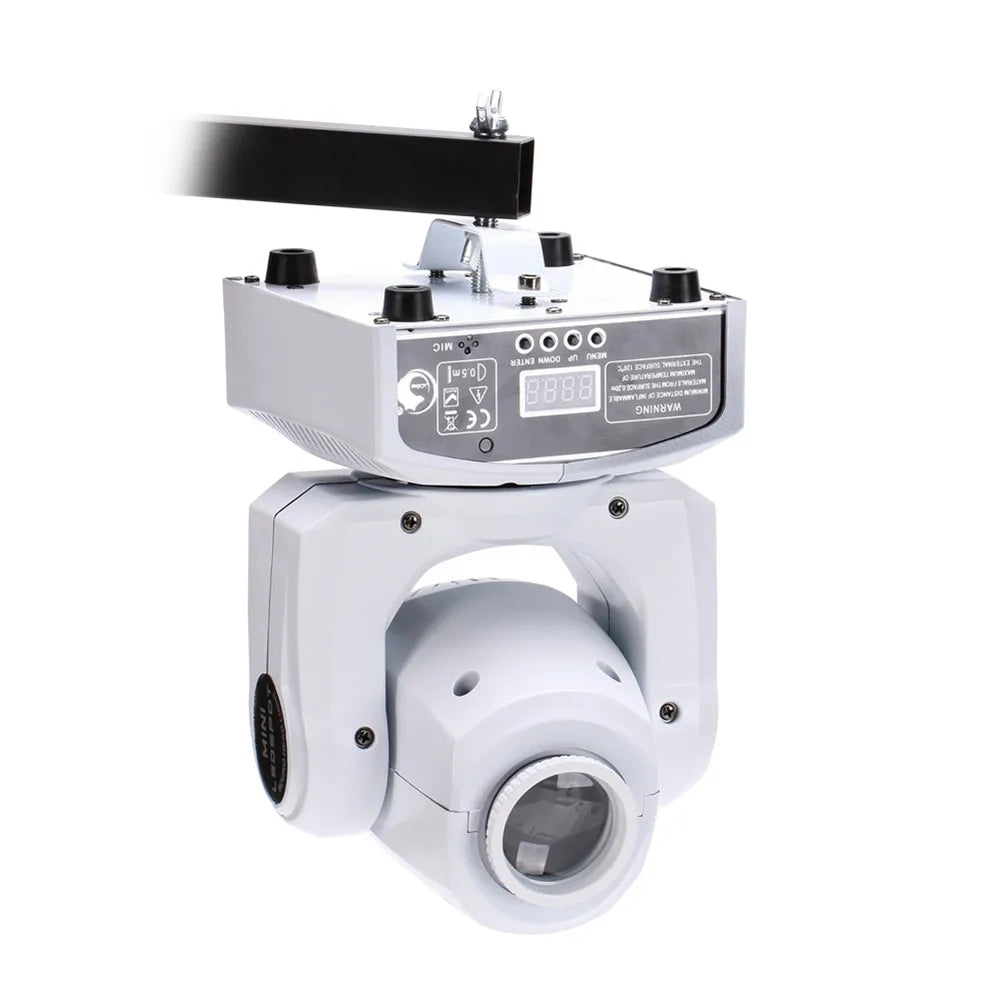 Aluminum Alloy and Pvc Dmx Lights Move Head Light 8Pcs Effect Pattern Led Projector Mini Beam Light