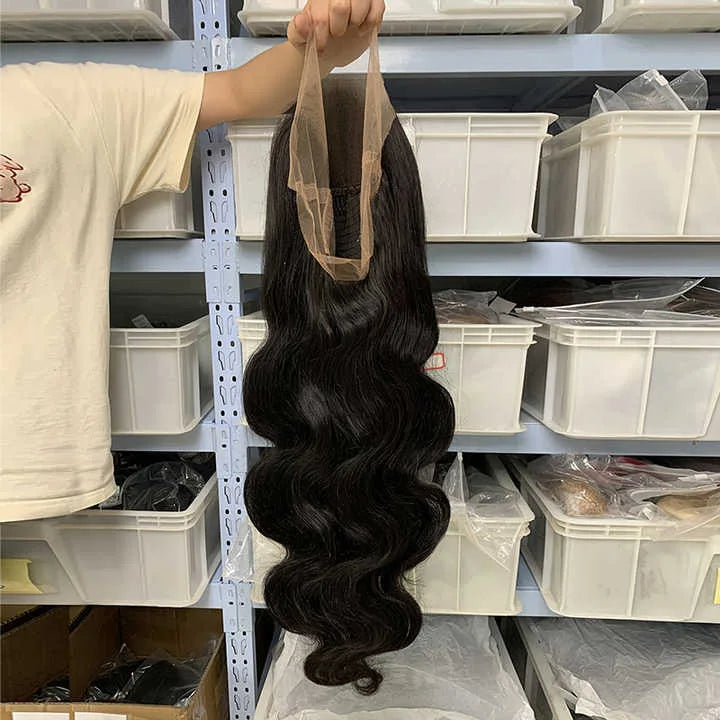 HD Full Lace Front Wig with 360 Closure Long Brazilian Virgin Human Hair Raw Hair 360 Lace Front Wig for Black Women