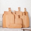 Japanese Style Simple Square Beech Wood Pizza Board Custom Size Cutting Cheese Plate Kitchen Nature Chopping Blocks Home Use