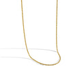 WMYH079 S925 Sterling Silver Rope Chain Solid Link Necklace 1.2MM Braided Twist Necklace for Men Women Boys Girls