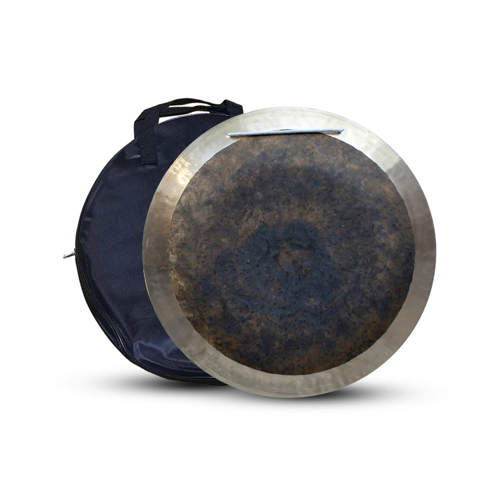 Sound Healing Gong 30 Inch 75 CM Eclipse Wind Gong for Meditation Gong Bath Yoga Etc. Handmade Bronze Gong