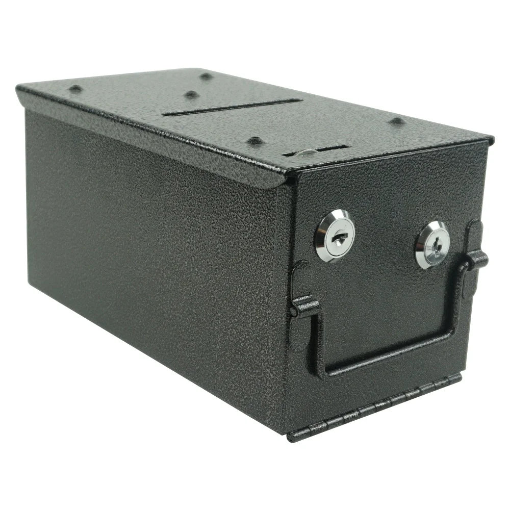 Casino Drop Money Box for Poker Chips Toke and Cash Tip of Metal Material of Double Security