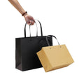 Custom High-End Coated Paper Kraft Tote Bag for Advertising and Shopping-Personalized with Printable Logo