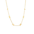 Nabest Women Stainless Steel Geometric Chokers 18K Gold Plated Jewelry Minimalist Necklaces