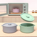BPA-Free Eco-Friendly Silicone Microwave Steamer Lazy Food Steamer Bowl for Vegetables and Cooker Pot