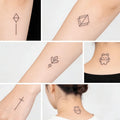 Topjlh New Version DIY A4 Size Tattoo Sheet Custom Waterproof Transfer Inkjet Wholesales Temporary Paper Stickers