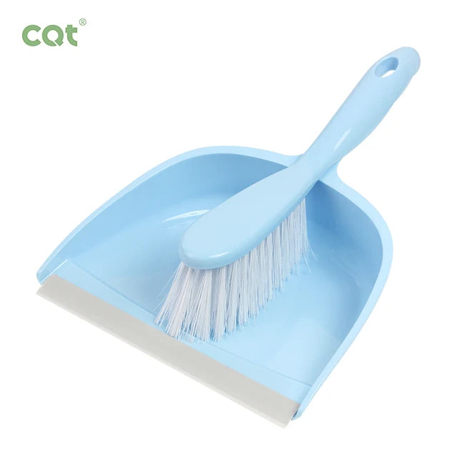 Durable Mini Hand Broom Dustpan Brush Set PP Material for Cleaning Cat Litter Kitchen Tables Countertops Cars