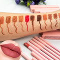 Top Popular Waterproof Matte Lip Liner Pink White Black 24 Colors Dark Brown Smooth Lipliner Pencil