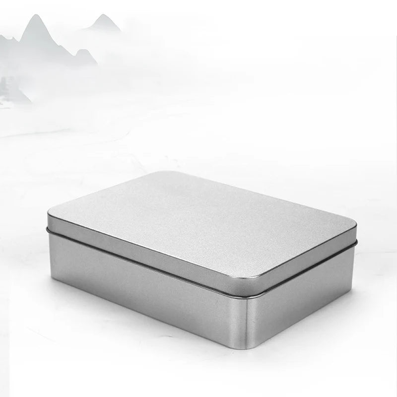Star Packaging Factory Direct Sales Custom Printing Tea Candy Cookie Airtight White square Tin Boxes