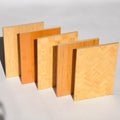Greenland Natural Bamboo Weave Veneer Plywood Water Resistant 0.50MM Thick Pre-Finished Smooth Texture Modern Design 1 Year