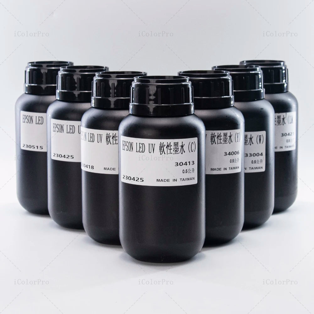 Reliable DONGZHOU Epson UV Ink for Epson DX7 and I3200-U1 Printheads for High Resolution Applications