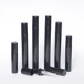 MUB Mini 2ml 3ml 4ml 5ml Black Empty Portable Test Tube Sample Spray Bottles Crimp Plastic Perfume Pen with Mist Atomizers