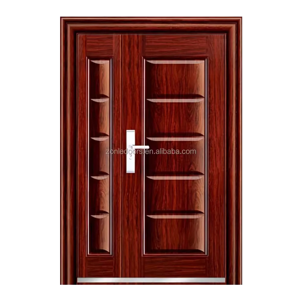 Villa Entrance Steel Security Door Modern Security Door Steel Security Main Doors for Home