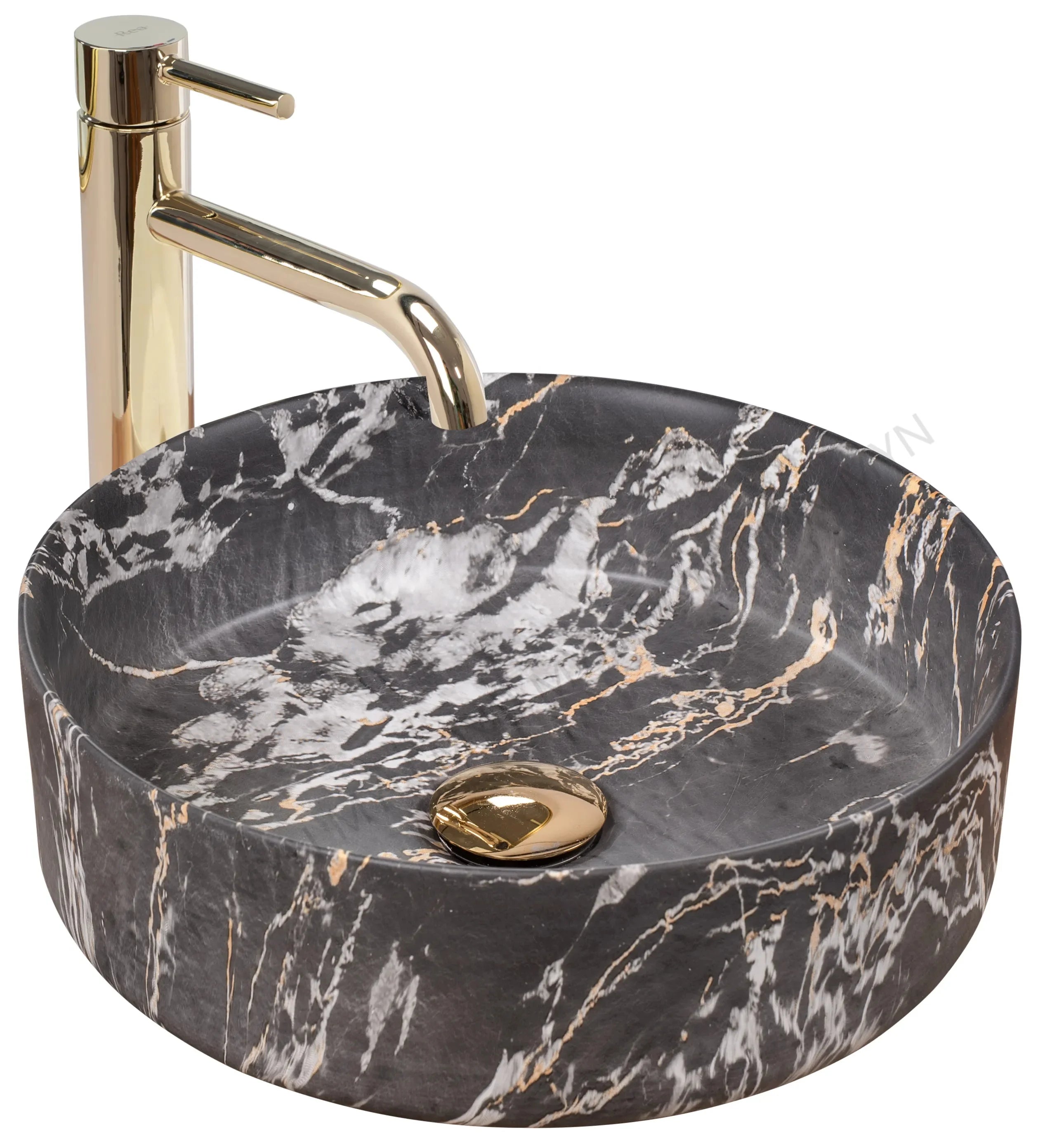 Nordic Style Bathroom Lavabo Round Shape Table Top Sink