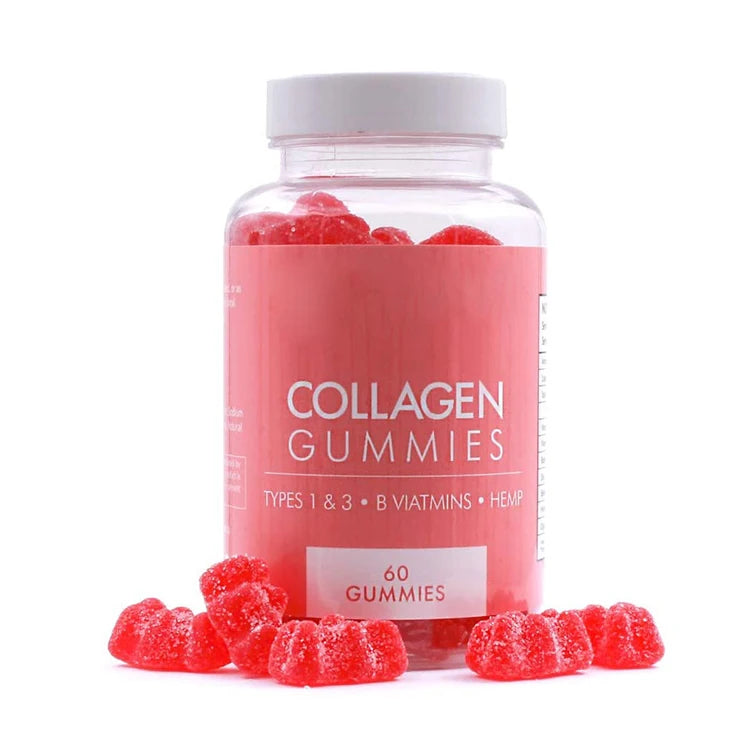 Private Label Vegan Collagen Supplements Whitening Skin Vitamins C Collagen Gummies Gummy Candy