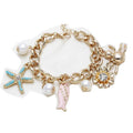 2026 Women's Fashion Bracelet with Turtle Seahorse Pendant Starfish Woven Pendant Bohemian Beach Cuff Bracelets