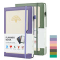 Journal Planner Professional School Luxury Notebook for Students With Pen Holder and Ribbon