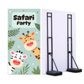 Adjusts the Height of the Telescopic KT Board Support Frame Iron Background Stand Black 100-180cm for Wedding Ceremony Use